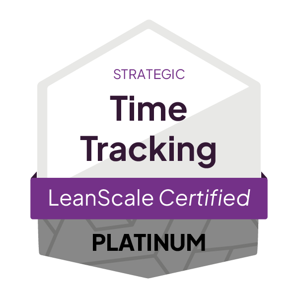 LeanScale_CertificationBadge_TimeTracking--Strategic_Platinum