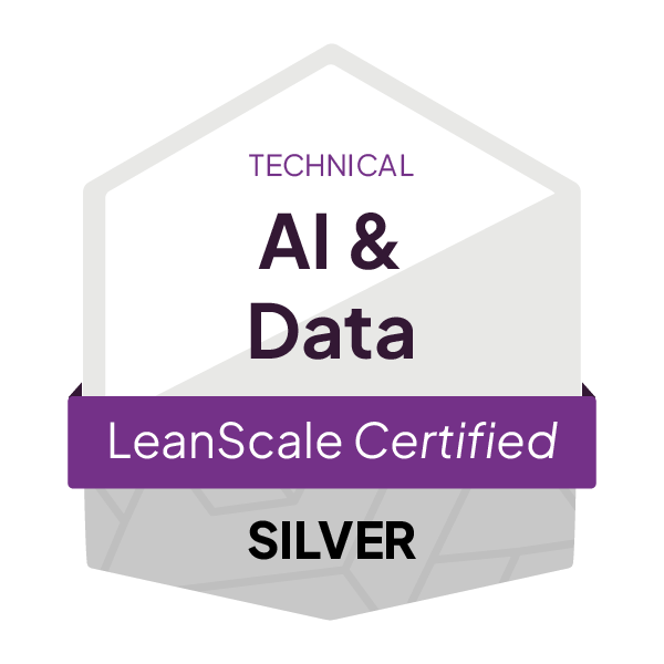 LeanScale_CertificationBadge__AIandData_Technical_Silver