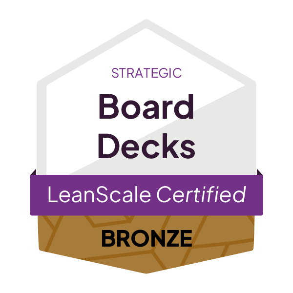 LeanScale_CertificationBadge__BoardDecks-_Strategic_Bronze