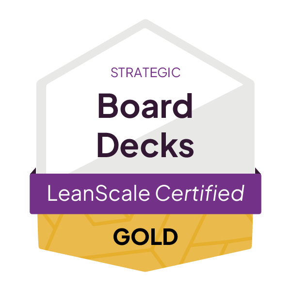 LeanScale_CertificationBadge__BoardDecks---_Strategic_Gold