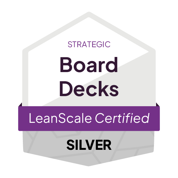 LeanScale_CertificationBadge__BoardDecks---_Strategic_Silver