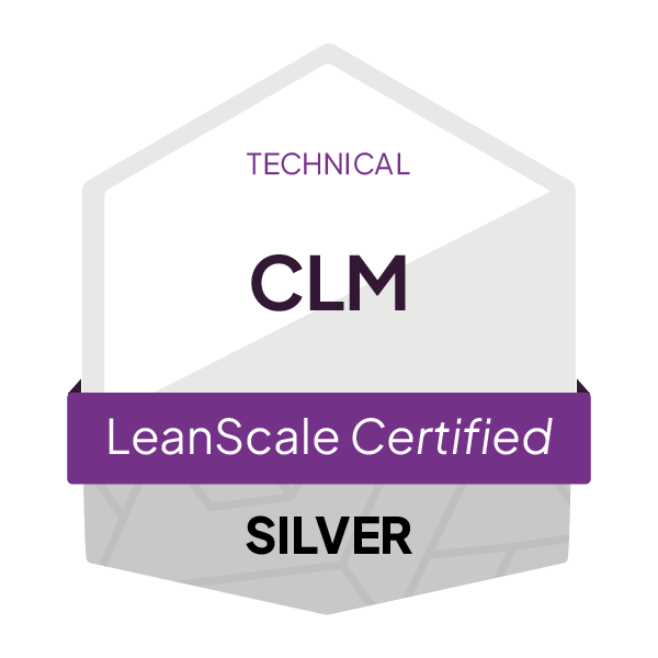 LeanScale_CertificationBadge__CLM_Technical_Silver