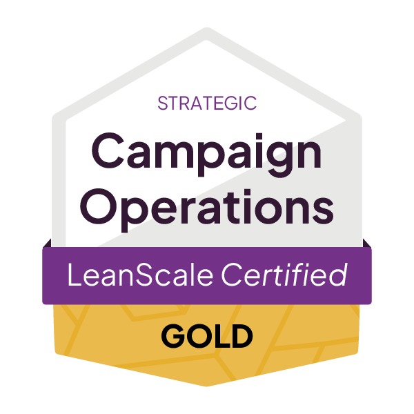 LeanScale_CertificationBadge__CampaignOperations_Strategic_Gold