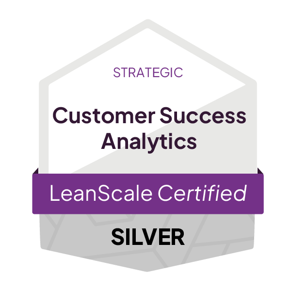 LeanScale_CertificationBadge__CustomerSuccessAnalytics--_Strategic_Silver