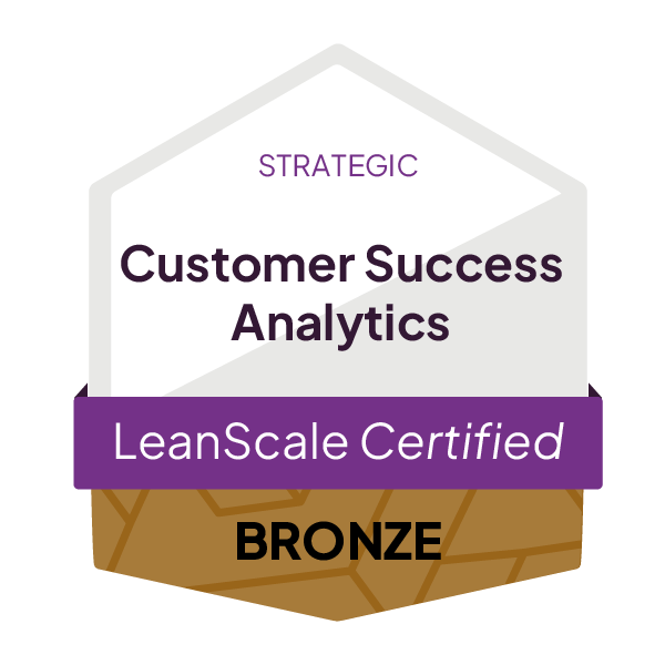 LeanScale_CertificationBadge__CustomerSuccessAnalytics_Strategic_Bronze