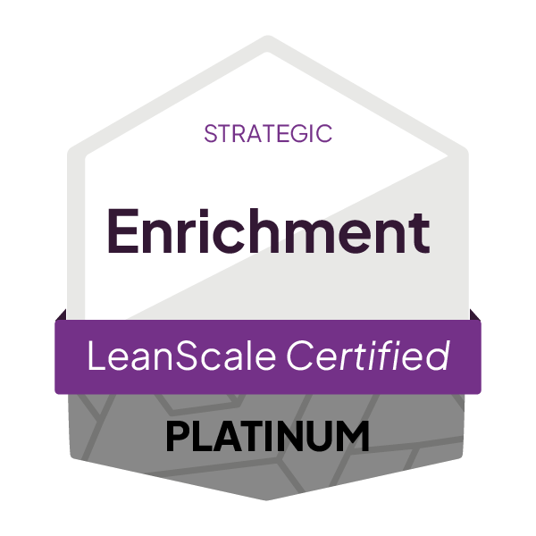 LeanScale_CertificationBadge__Enrichment_Strategic_Platinum