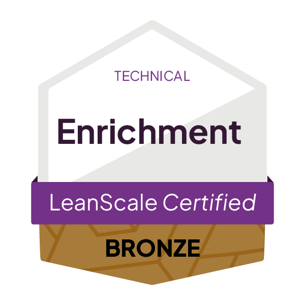 LeanScale_CertificationBadge__Enrichment_Technical_Bronze