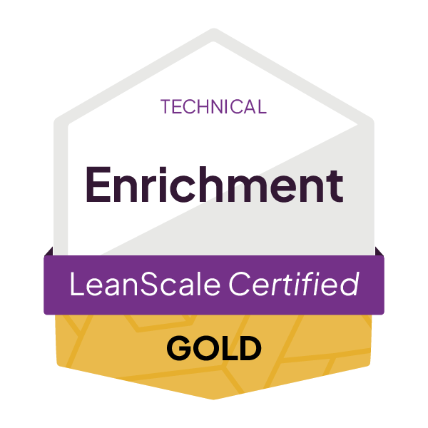 LeanScale_CertificationBadge__Enrichment_Technical_Gold