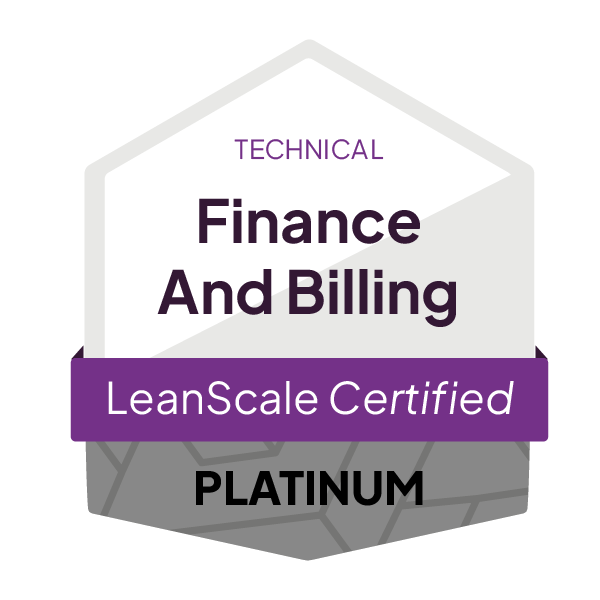 LeanScale_CertificationBadge__FinanceAndBilling_Technical_Platinum