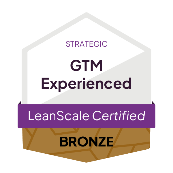 LeanScale_CertificationBadge__GTMExperienced ---_Strategic_Bronze