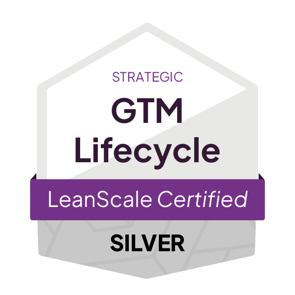 LeanScale_CertificationBadge__GTMLifecycle_Strategic_Silver