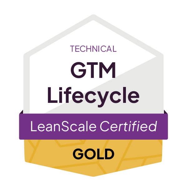 LeanScale_CertificationBadge__GTMLifecycle_Technical_Gold