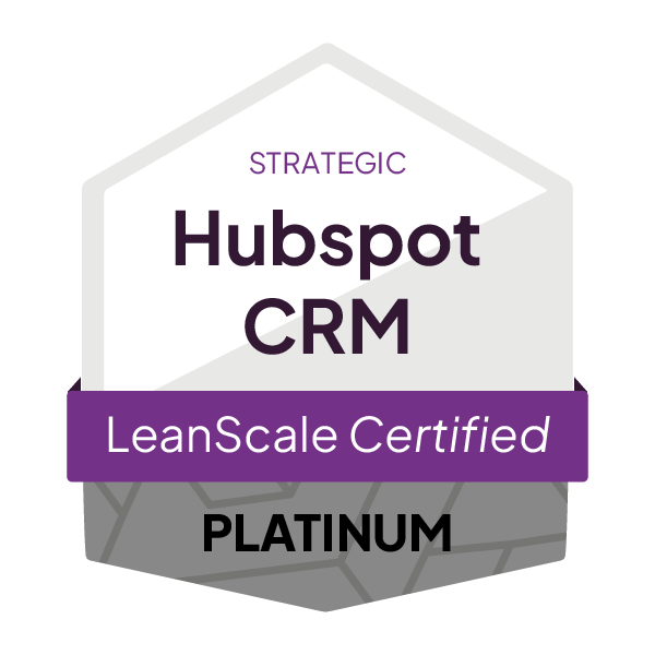 LeanScale_CertificationBadge__HubspotCRM_Strategic_Platinum