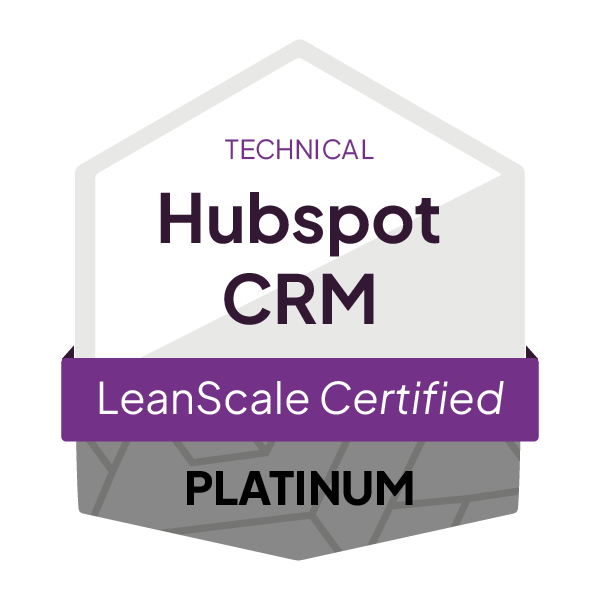 LeanScale_CertificationBadge__HubspotCRM_Technical_Platinum