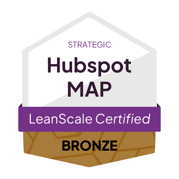 LeanScale_CertificationBadge__HubspotMAP_Strategic_Bronze