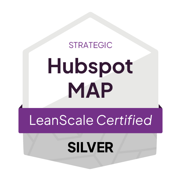 LeanScale_CertificationBadge__HubspotMAP_Strategic_Silver