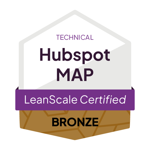 LeanScale_CertificationBadge__HubspotMAP_Technical_Bronze