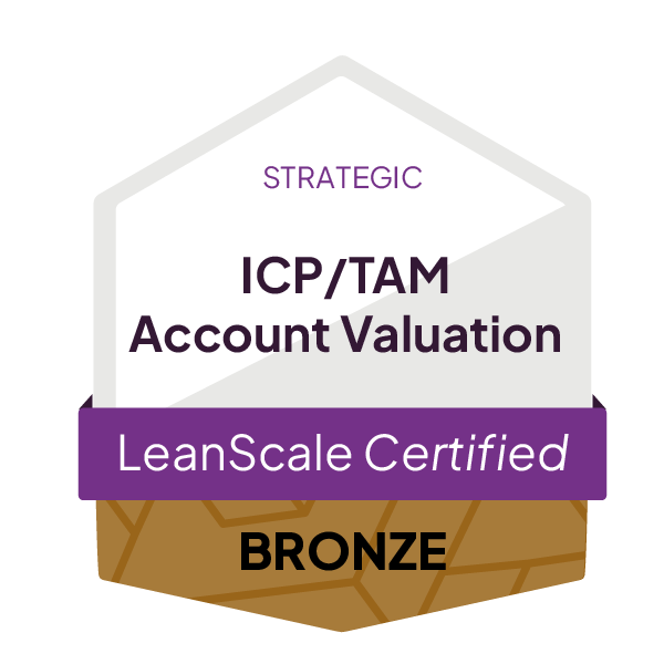 LeanScale_CertificationBadge__ICP-TAM-AccountValuation_Strategic_Bronze