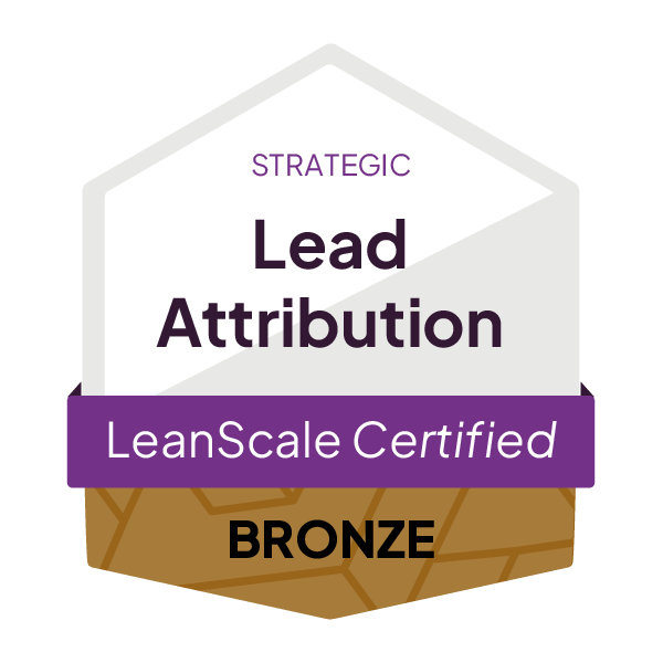 LeanScale_CertificationBadge__LeadAttribution_Strategic_Bronze