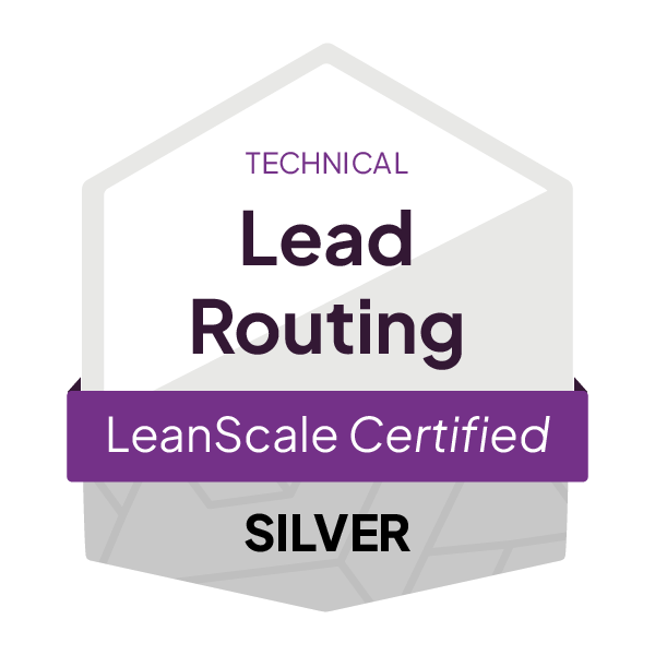 LeanScale_CertificationBadge__LeadRouting_Technical_Silver