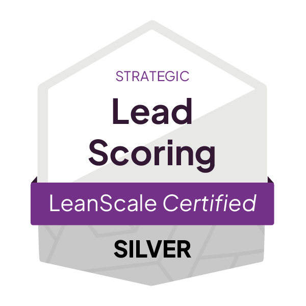 LeanScale_CertificationBadge__LeadScoring_Strategic_Silver