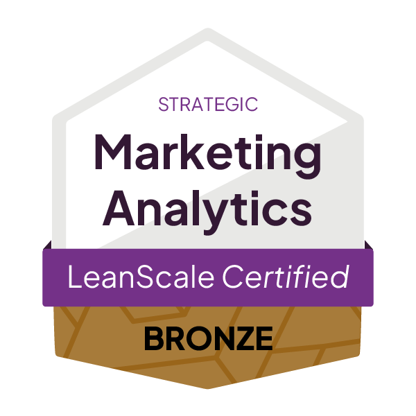 LeanScale_CertificationBadge__MarketingAnalytics_Strategic_Bronze