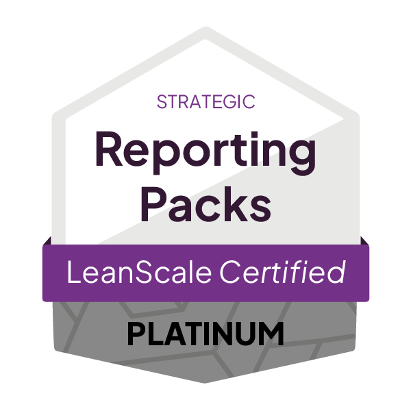 LeanScale_CertificationBadge__ReportingPacks_Strategic_Platinum