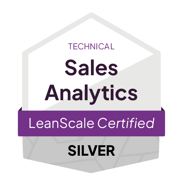 LeanScale_CertificationBadge__SalesAnalytics_Technical_Silver