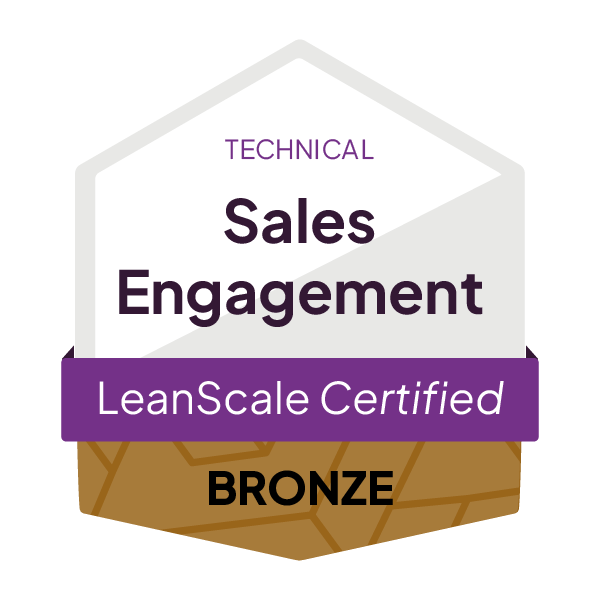 LeanScale_CertificationBadge__SalesEngagement_Technical_Bronze